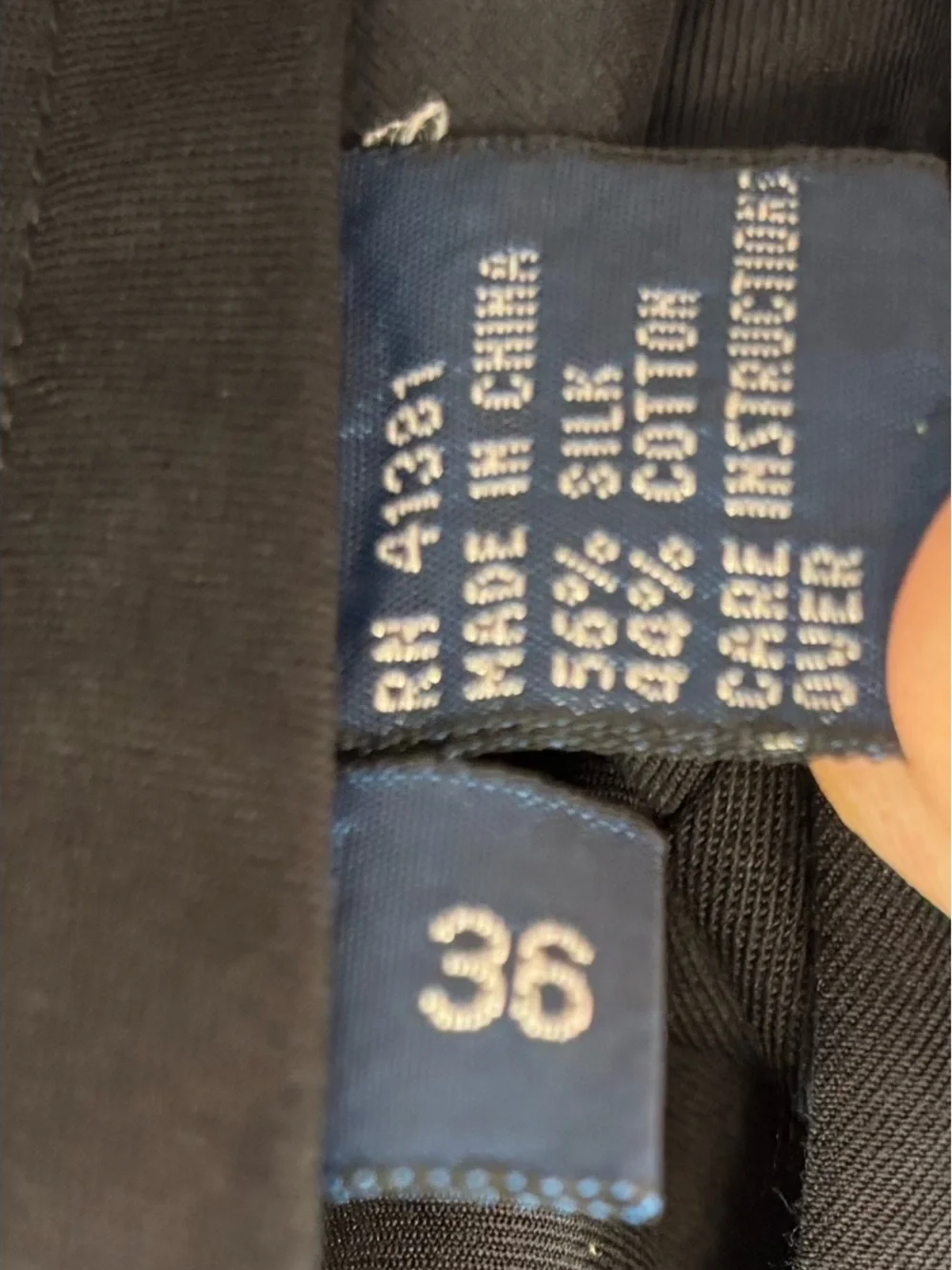 Polo Ralph Lauren Men’s Size‎ 36 Black Silk Blend Chino Shorts